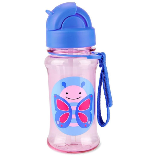 Skip Hop ZOO Straw Bottle with Tritan Renew 12oz - Butterfly