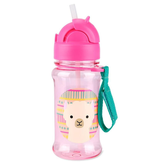 Skip Hop ZOO Tritan Renew 12oz Straw Bottle- Llama