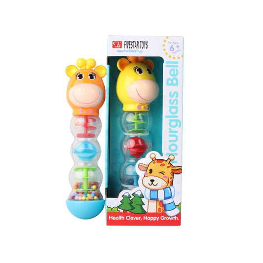 FiveStar Baby Animal Bay Rattle Toy Set – Sensory Shaker Toy for Infants & Toddlers