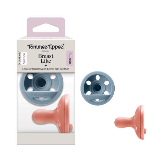 Tommee Tippee Breast-Like Pacifier 6-18m, 2 Pack