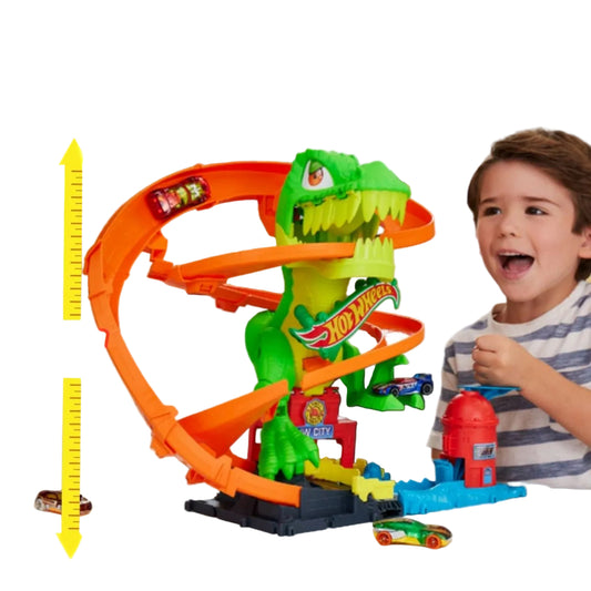 Hot Wheels City T-Rex Blaze Battle Playset