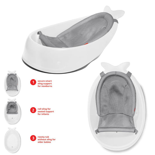 Skip Hop Moby Smart Sling 3-Stage Tub - White