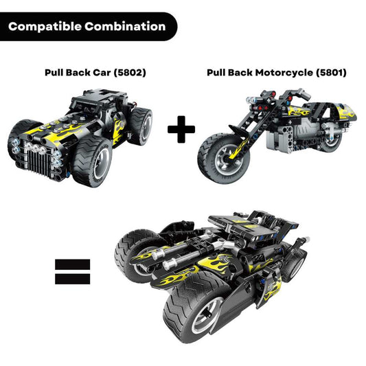 i.M Master Pull Back Car Building Blocks