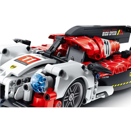 i.M Master Pull Back Sports Car Building Blocks