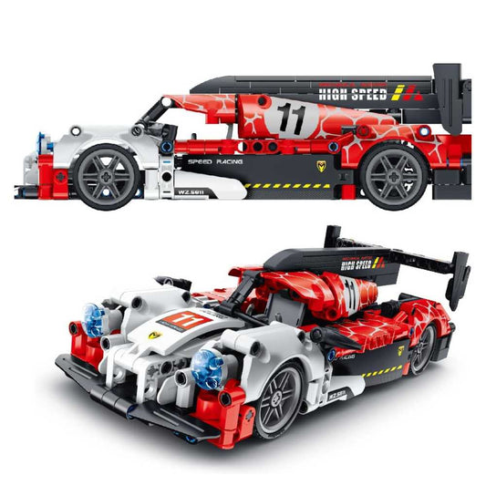 i.M Master Pull Back Sports Car Building Blocks