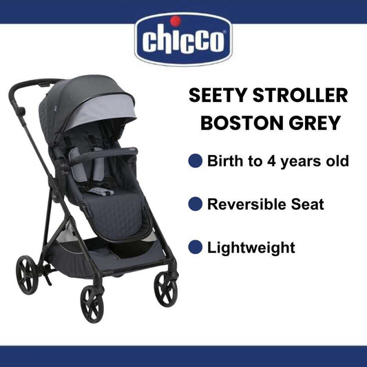 Chicco Seety Stroller Suitable Up To 22kg- Boston Grey