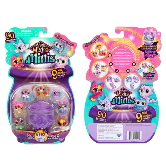 Magic Mixies Minis S1 9 Pack Mini Collectible Figures Shimmerverse Series