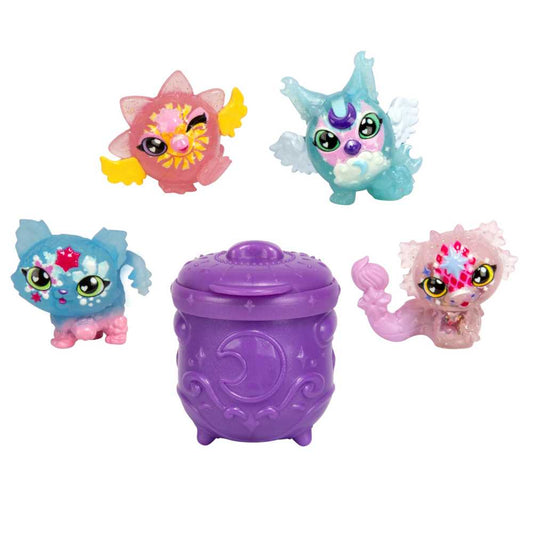 Magic Mixies S1 Minis 4 Pack Mini Collectible Figures For Girls 5 Years Old Up