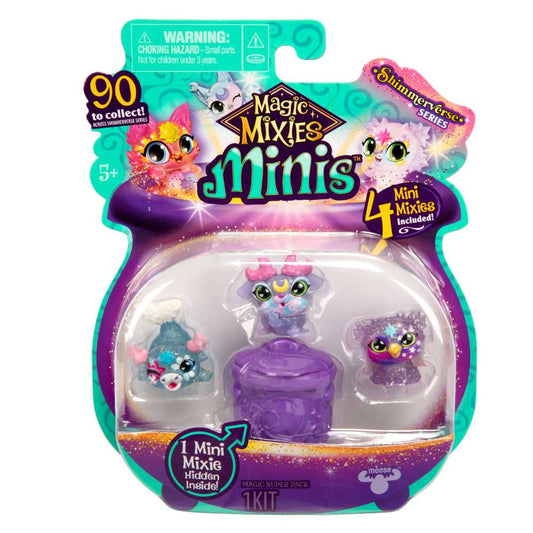 Magic Mixies S1 Minis 4 Pack Mini Collectible Figures For Girls 5 Years Old Up