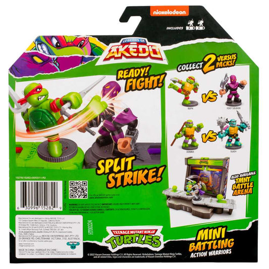 Akedo TMNT S3 Raphael vs Foot Soldier
