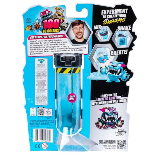 Mr. Beast Lab Swarms Biomites Lab 5 Pack Experiment Reveal Kit (Micro Beast) For Boys 5 Years Old Up