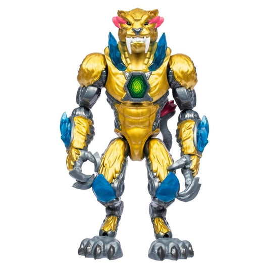 Mr. Beast Lab Mutators Beast Chamber Golden Panther Figure w/ Articulation For Boys 5 Years Old Up
