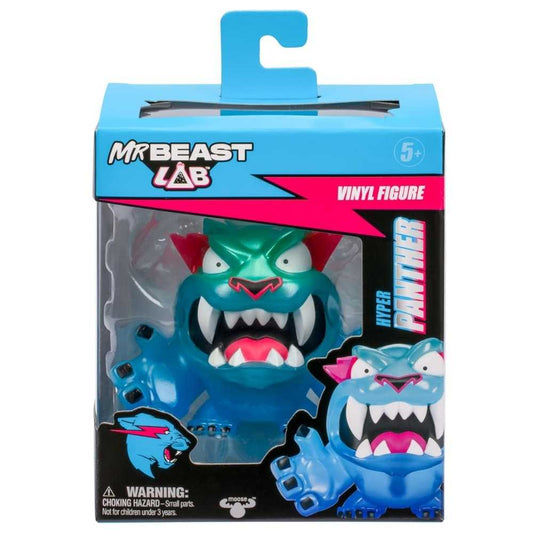 Mr. Beast Lab Vinyl 3.5" Hyper Panther Figure Collector Toy For Kids 5 Years Old Up