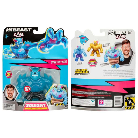 Mr. Beast Lab Stretchy Hero Pack Squishy Hypercharged Panther Figure Toy For Boys 5 Years Old up