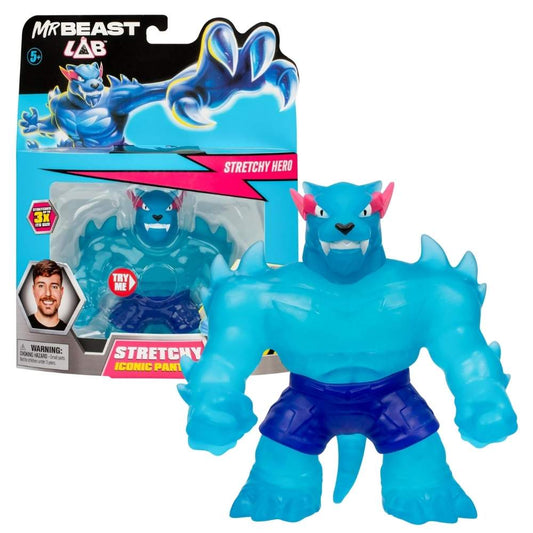Mr. Beast Lab Stretchy Hero Pack Iconic Panther Figure For Boys 5 Years Old Up