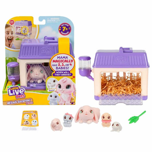 Little Live Pets Mama Surprise S4 Bunny Plush Mini Playset