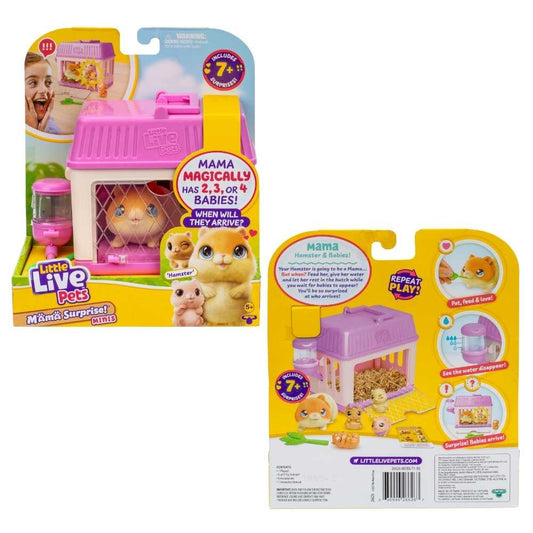 Little Live Pets Mama Surprise S4 Hamster Plush Mini Playset