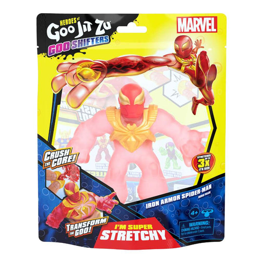 Heroes of Goo Jit Zu Marvel S8 Hero Pack Armor Spider Man Action Figure