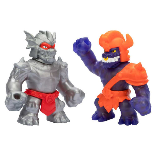 Heroes of Goo Jit Zu S11 Stretch Strikers Pack Knight Blazagon Vs Gladiator Corruptagon