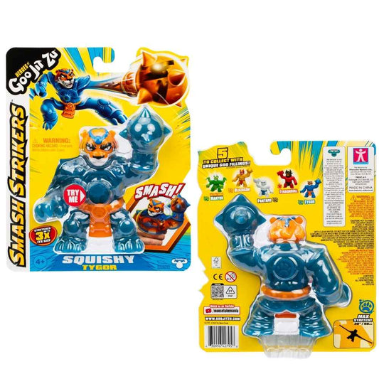 Heroes of Goo Jit Zu S12 Smash Strikers Hero Pack Squishy Tygor Figure