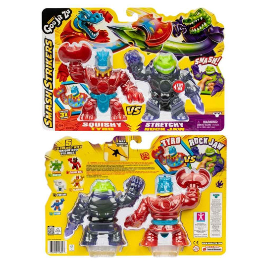 Heroes of Goo Jit Zu S12 Smash Strikers Versus Pack Tyro Vs Rock Jaw