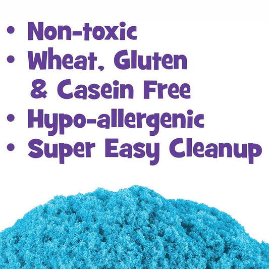 Kinetic Sand 2lb Blue Play Sand Moldable Sensory toys