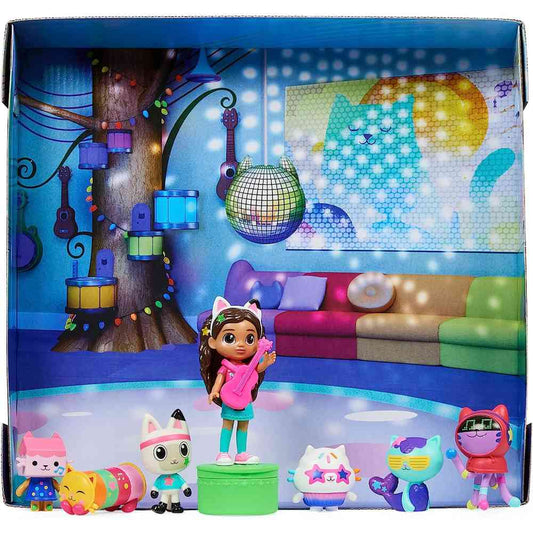 Gabby's Dollhouse Deluxe Figure Set Dance Party Theme