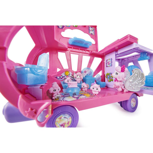 Hatchimals CollEGGtibles Rainbowcation Family Road Camper Vehicle