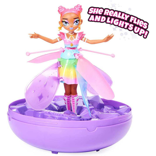 Hatchimals Crystal Flyers - Rainbow Glitter Idol Magic Flying Doll