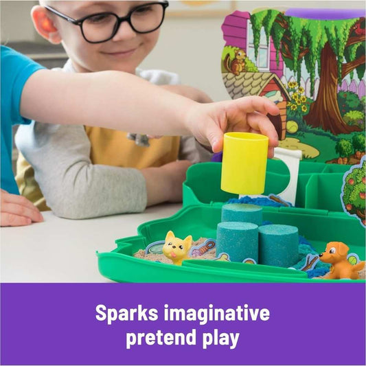 Kinetic Sand Diggin' Dog Park Set