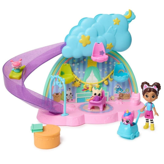 Gabby's Dollhouse Kitty Care Ear Purrfect Playroom Playset