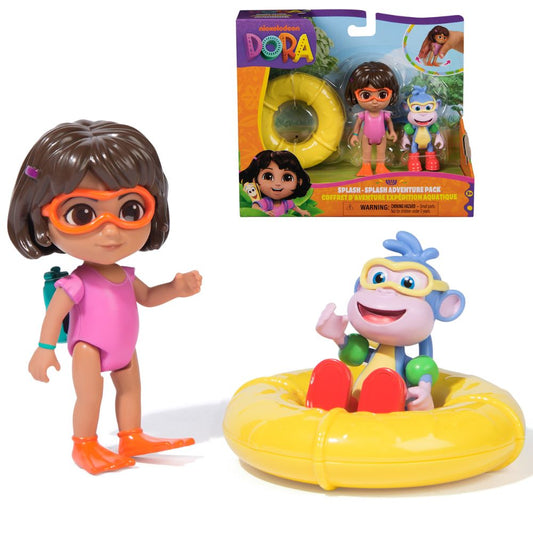 Dora Splash Adventure Pack with Dora & Boots Figures