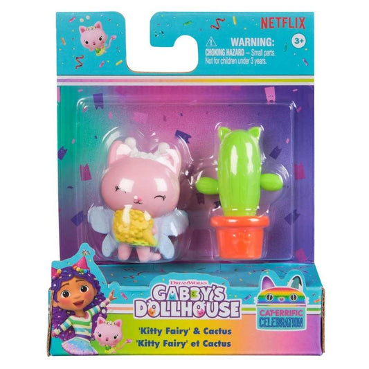 Gabby's Dollhouse Cat-errific Celebration Kitty Fairy & Cactus