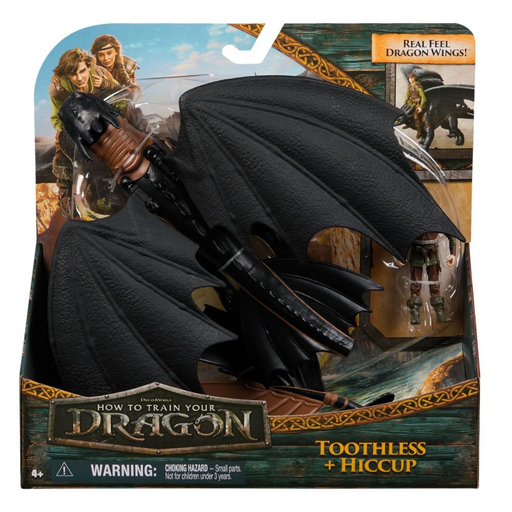 Toth Less Kids How To Train Your Dragon Toothless & Hiccup Action Figures – KidsCompanyPH