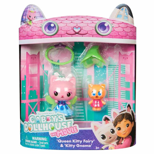 Gabby's Dollhouse The Movie 2-Pack Figure Queen Kitty Fairy & Kitty Gnome
