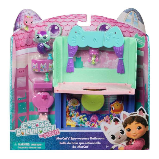 Gabby's Dollhouse Mer-Cart's Spa-wesome Bathroom Dollhouse Room/ Balcony Accessory