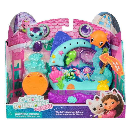 Gabby's Dollhouse The Movie MerCat's Aquarium Balcony Playset