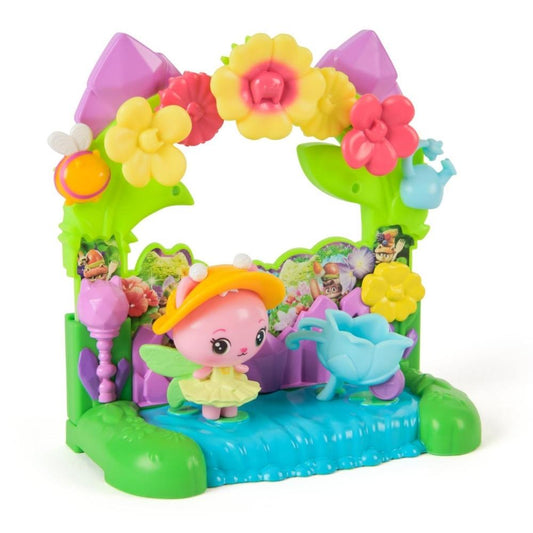 Gabby's Dollhouse The Movie Queen Kitty Fairy's Garden Balcony Playset