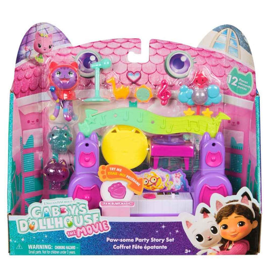 Gabby's Dollhouse The Movie Paw-some Party Set