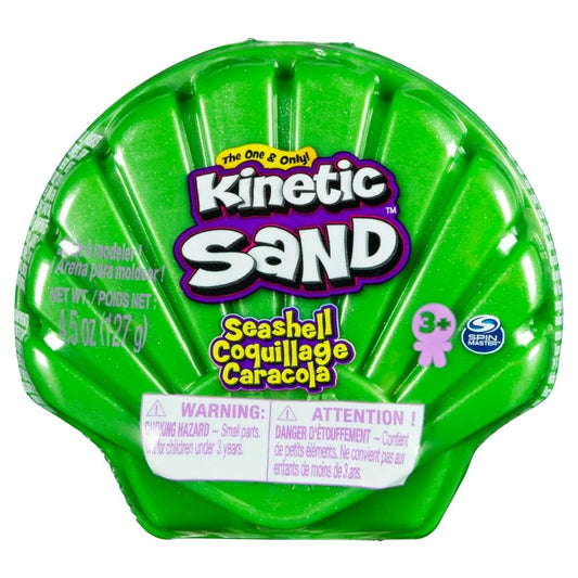 Kinetic Sand Green Seashell Container