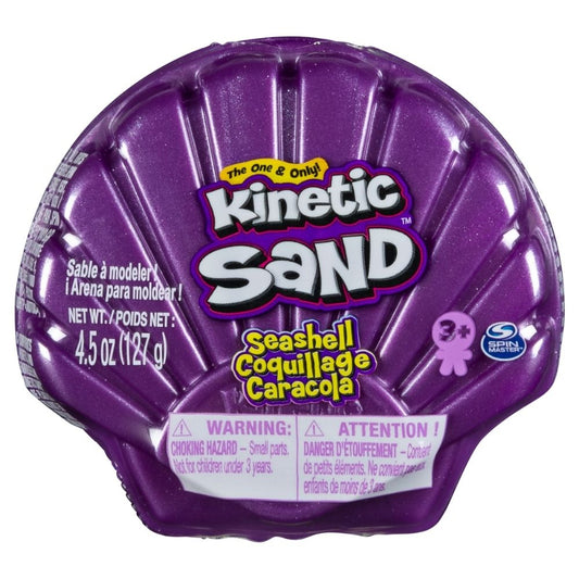 Kinetic Sand Purple Seashell Container