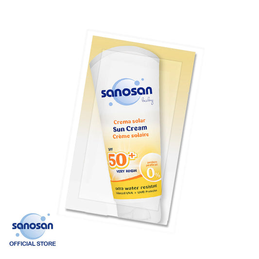 Sanosan Baby Sun Cream / Sunscreen Sunblock for Baby with 50+SPF 8ml