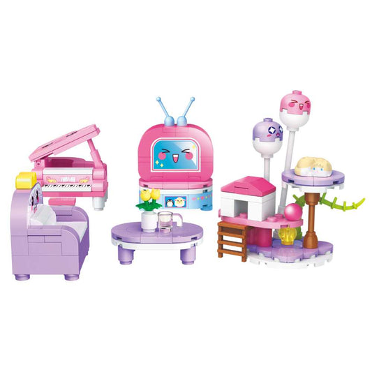 Qman Build & Fun-Warm Life Lighten The Dream Series Building Blocks