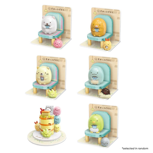 Sumikko Gurashi Relax Coffee Time Blind Box QMAN Building Blocks