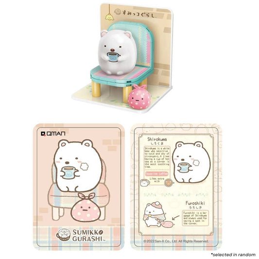 Sumikko Gurashi Relax Coffee Time Blind Box QMAN Building Blocks