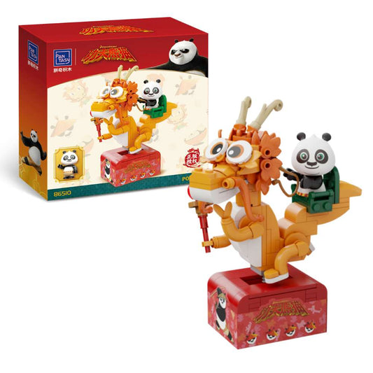 Pantasy x Kung Fu Po on SkateKart Building Blocks