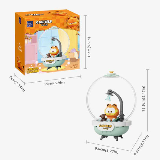 Pantasy x Garfield Crystal Ball Series Cozy Bath Collectible Building Blocks