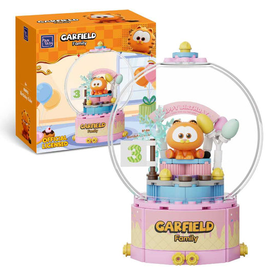 Pantasy x Garfield Crystal Ball Series Birthday CakeÂ Collectible Building Blocks