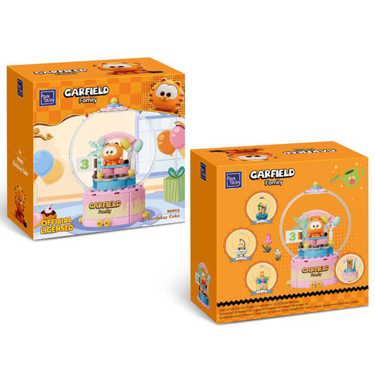 Pantasy x Garfield Crystal Ball Series Birthday CakeÂ Collectible Building Blocks