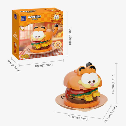 Pantasy x Garfield Foodie Series Hamburger Collectible Building Blocks